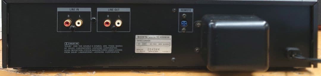 ■SONY　TC-K555ES IIカセットデッキ