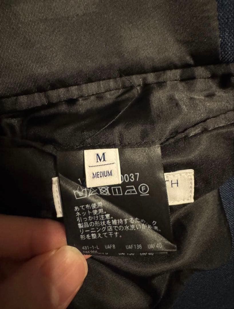 BEAUTY&YOUTH LANATECセットアップ/背抜きジャケット ロイヤル