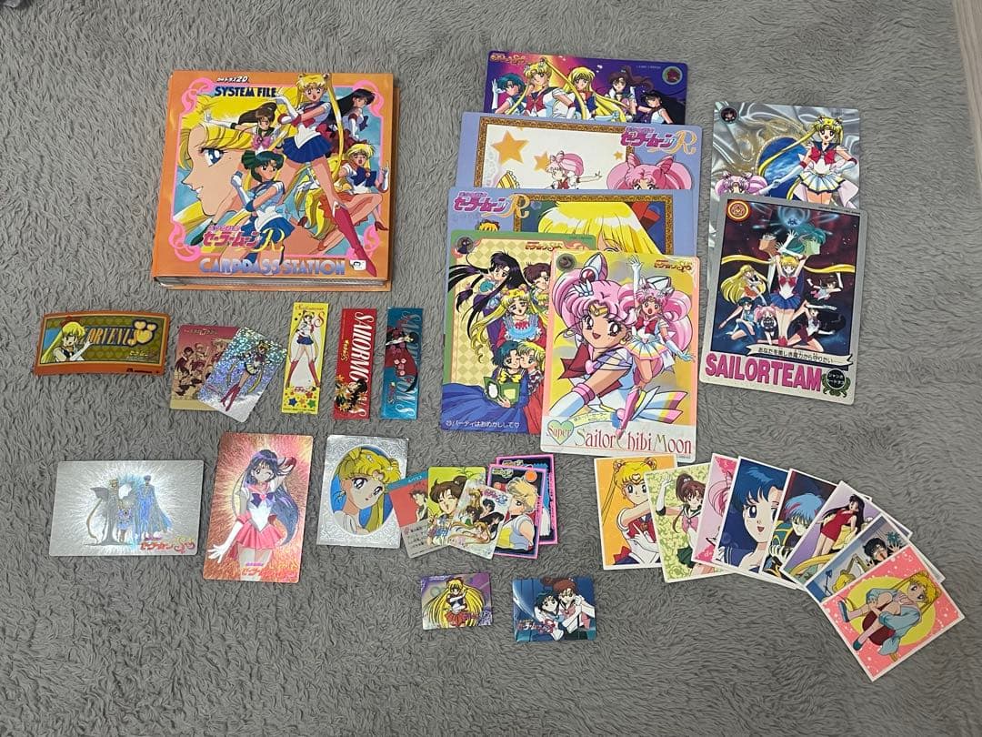 セーラームーンR セーラームーンSS カードダス　アマダ　システムファイル　当時