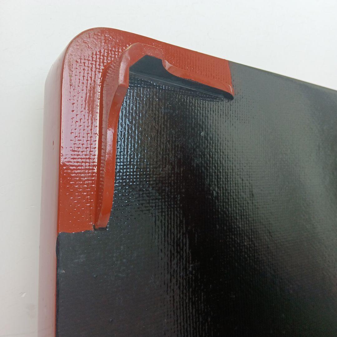 専用です！レトロ 本漆塗り お膳　足付き　4客　 寒冷紗張り