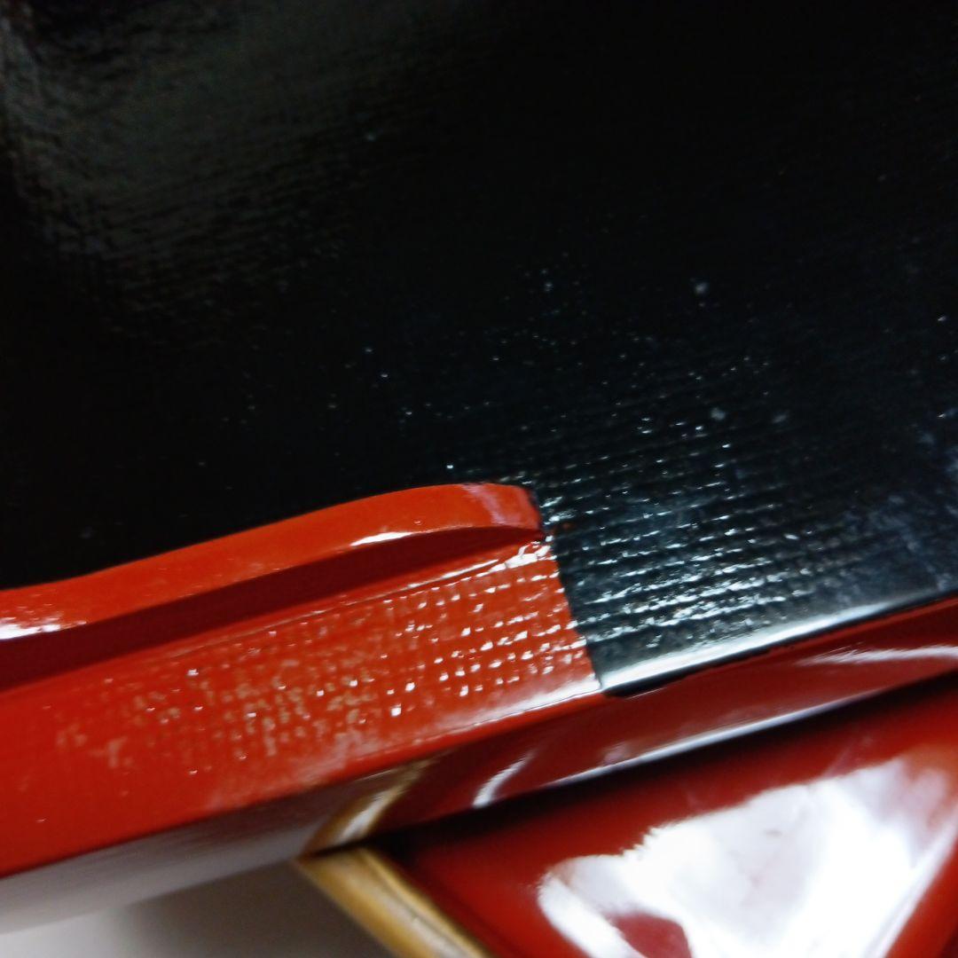 専用です！レトロ 本漆塗り お膳　足付き　4客　 寒冷紗張り