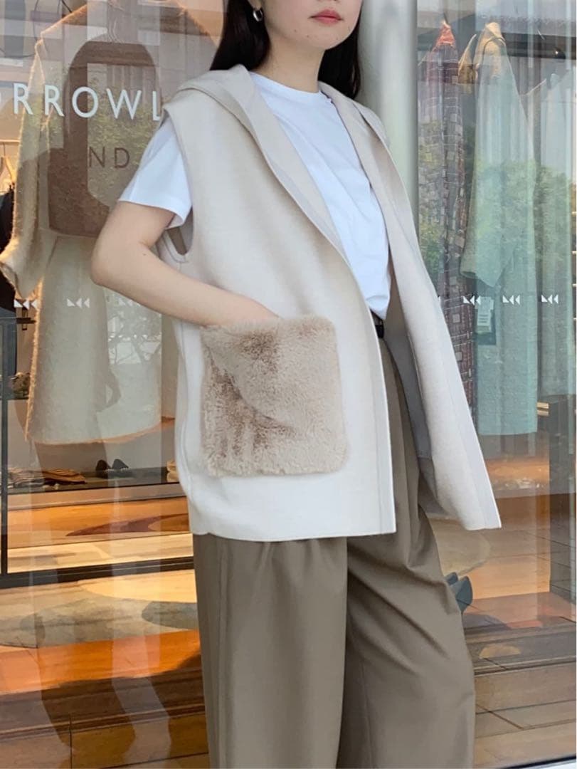 Ballsey ウールポリエステルミラノリブ フーディジレ 未使用 完売品