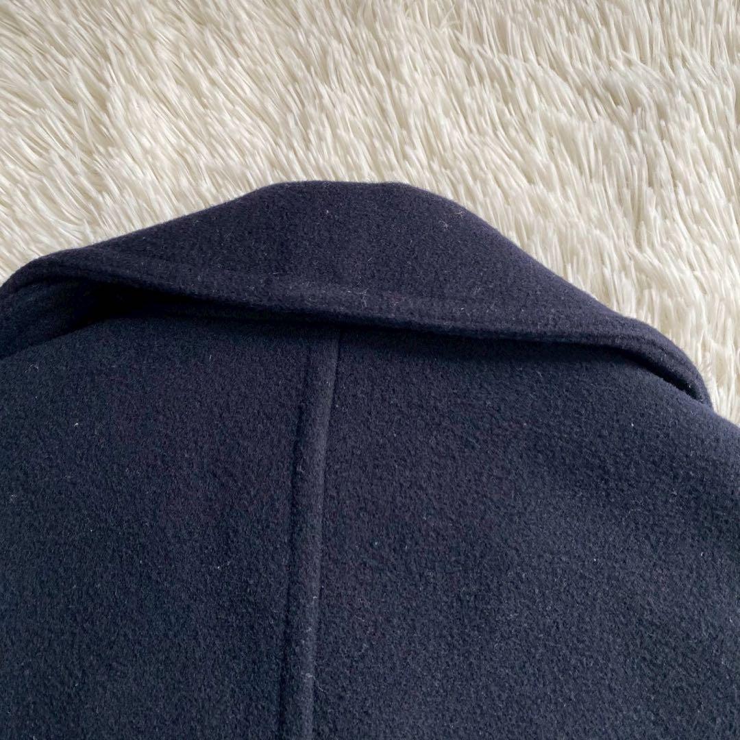 ジェイプレス●極美品●上質メルトンウール ヴィンテージPコート 碇ボタン M