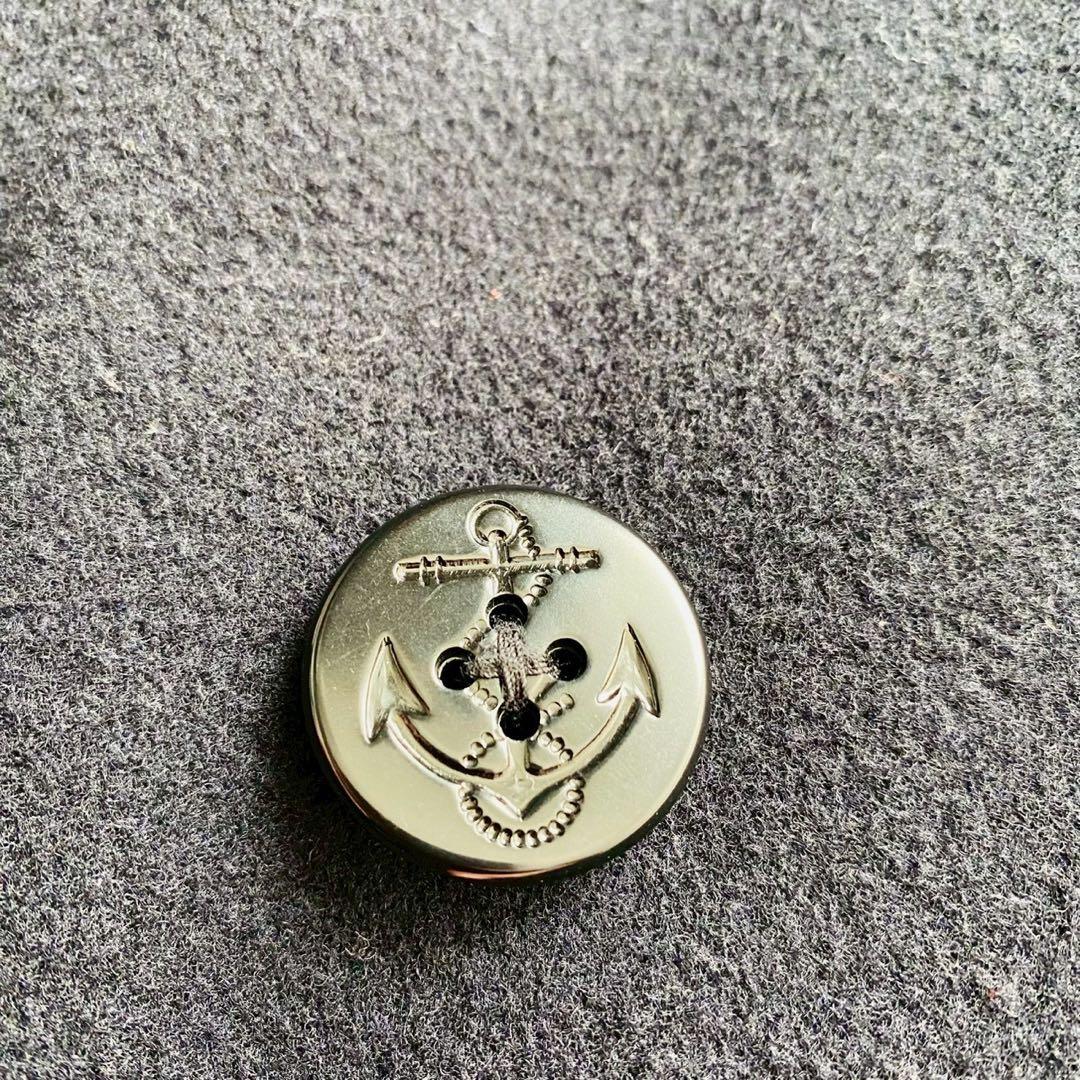 ジェイプレス●極美品●上質メルトンウール ヴィンテージPコート 碇ボタン M