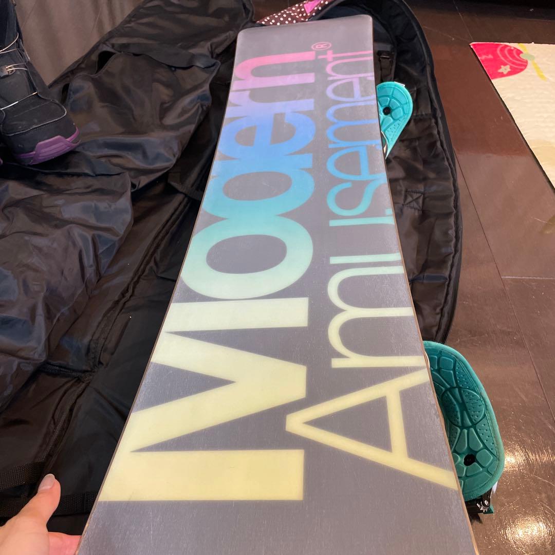 スノーボード身長157〜160cmとブーツ23.5cmとウェア上11サイズ