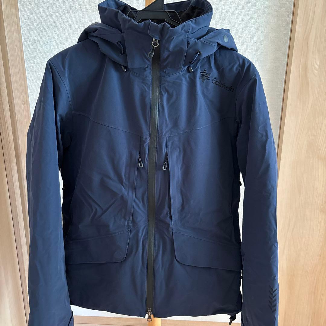 【美品】Goldwinスキーウェア ジャケットslim サイズS ネイビー