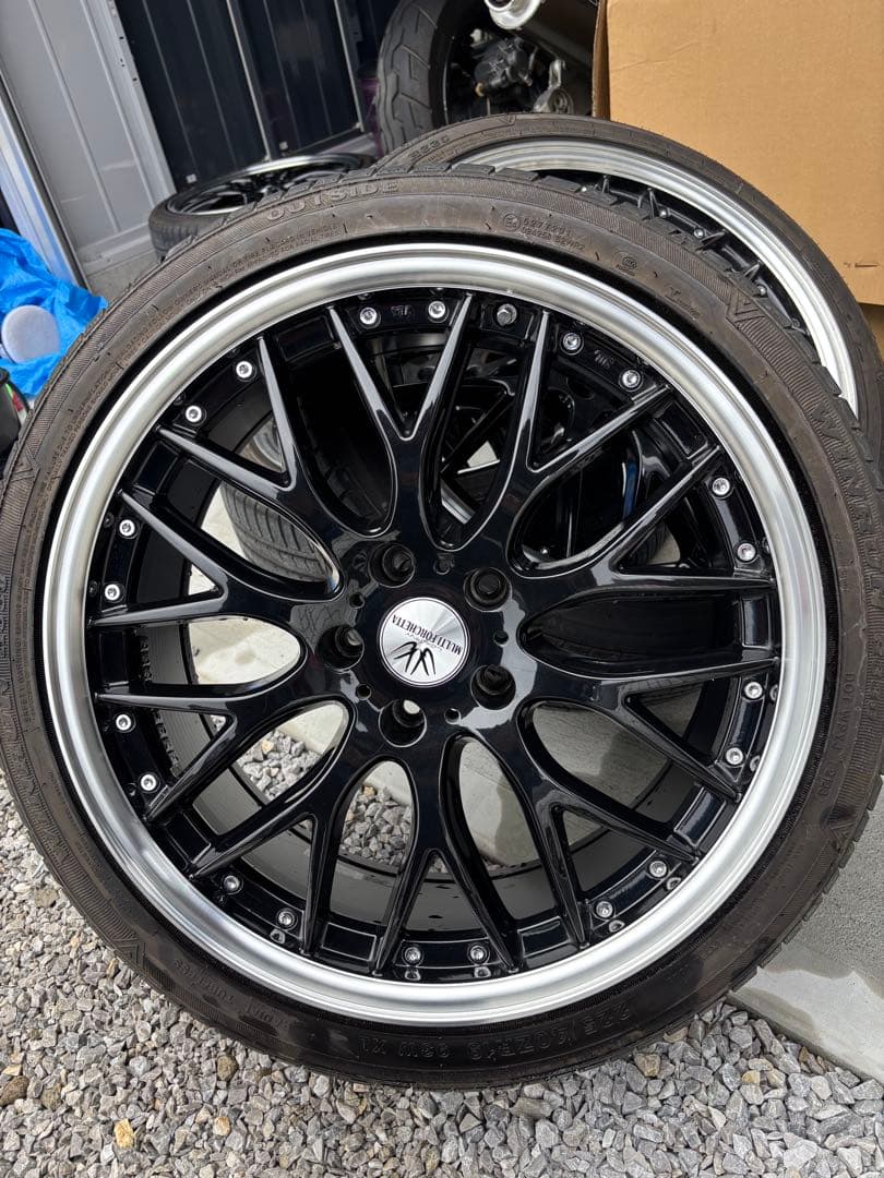 ロクサーニマルチフォルケッタ19インチ4本 8J+45