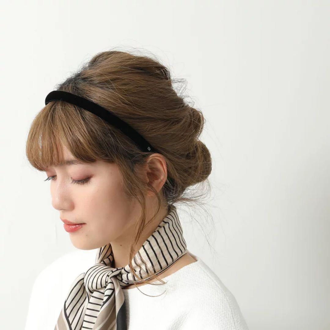 ALEXANDRE DE PARIS カチューシャ　黒