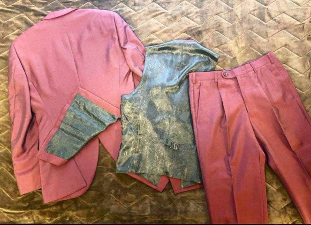 セットアップ　スーツ　オーダーメイド　ヴィンテージ スリーピース