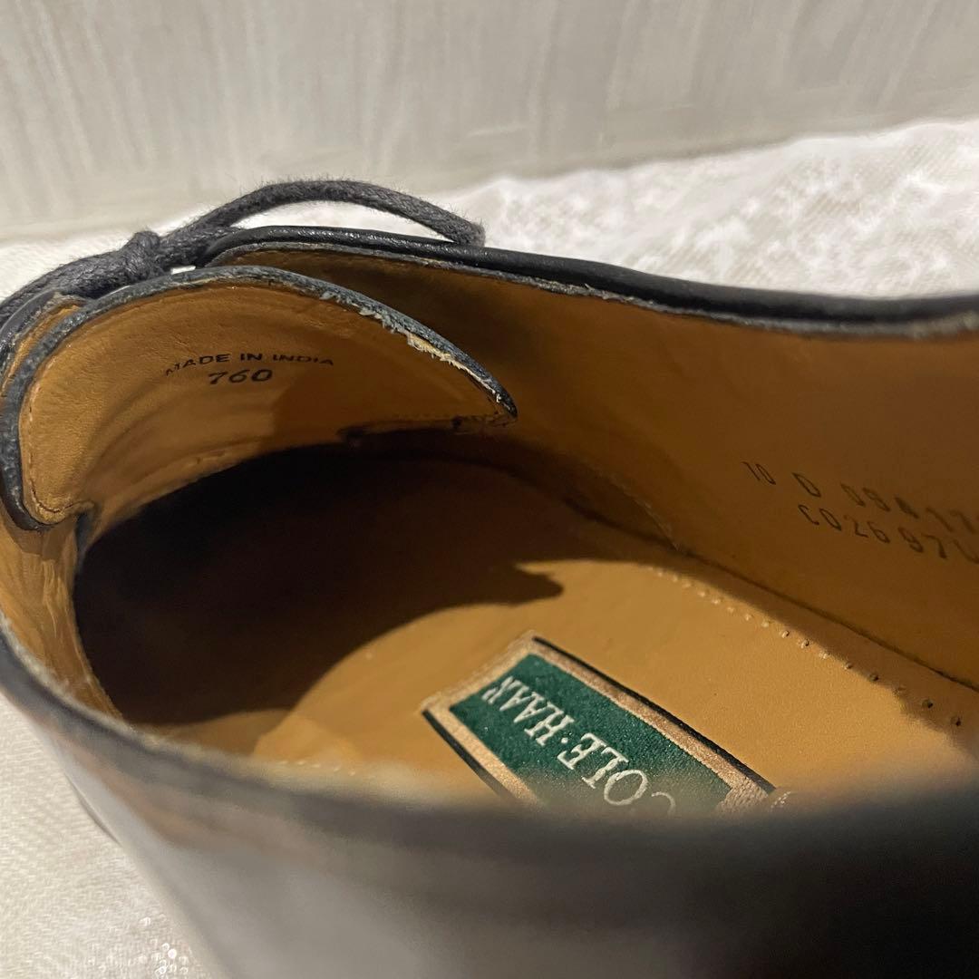 ✨希少✨コールハーン ストレートチップ ブラック10D 約27.5cm