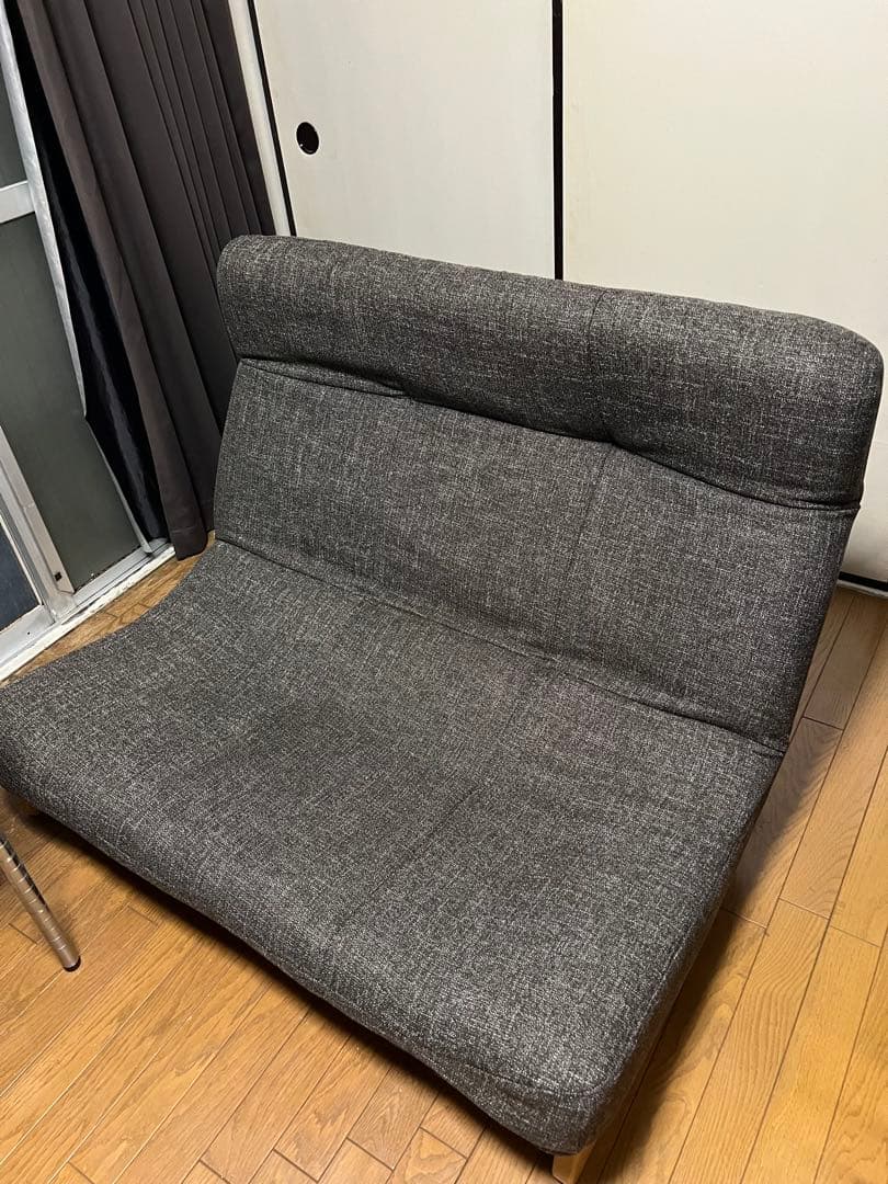 マンちゃん　ハイバックリクライニング２人掛けソファ。座椅子型で折り畳み可能