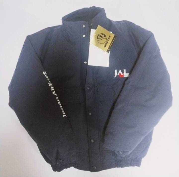 Japan Airlines ダウンジャケット ネイビー