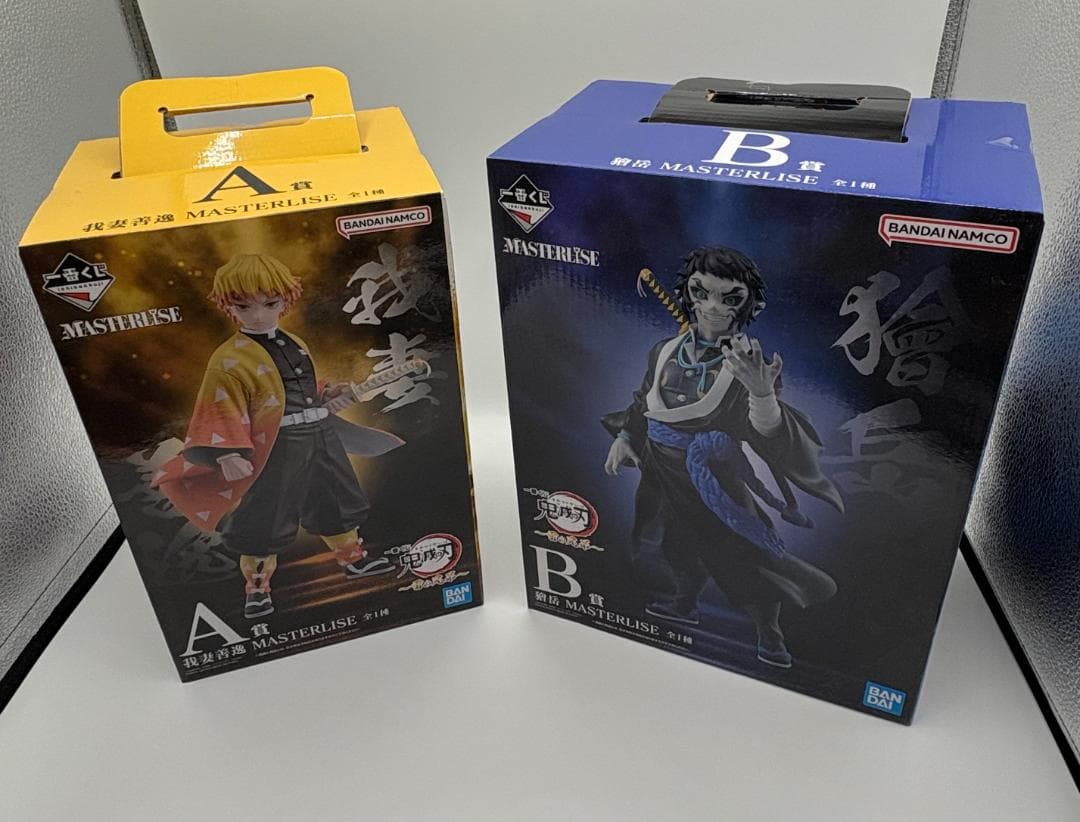 一番くじ 鬼滅の刃 ～雷の兄弟～　A賞 善逸　B賞獪岳　（おまけ D・E・F賞）