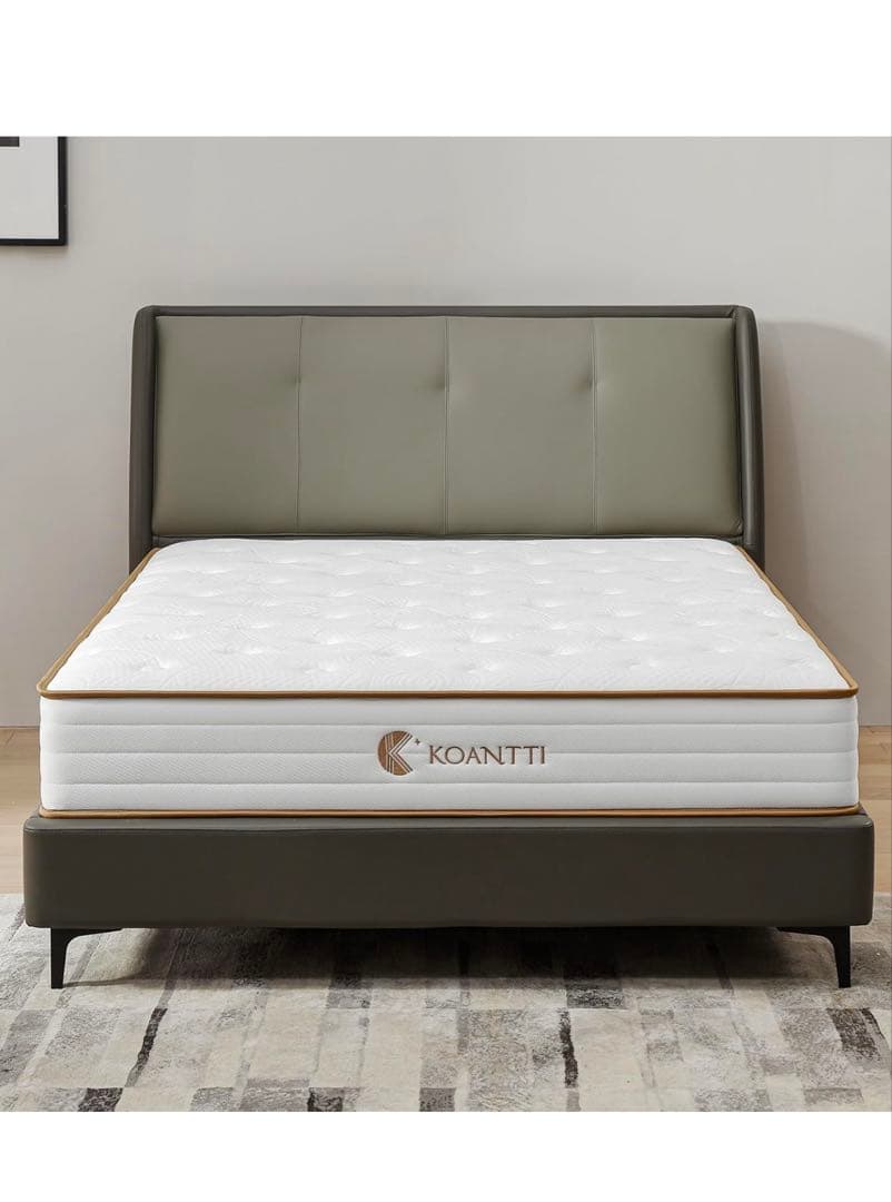 KOANTTI ポケットコイルマットレス 20cm セミダブルホワイト