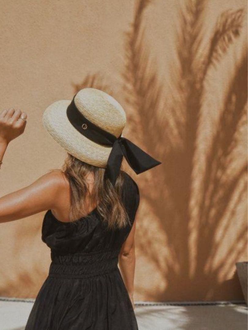 シャポードオー カサブランカ 麦わら帽子