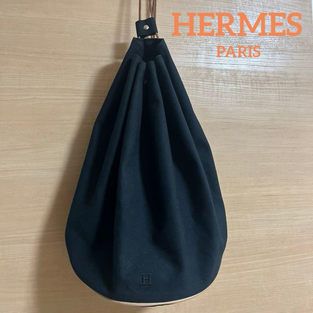 エルメス　ポロションミミル　GM ブラック　黒