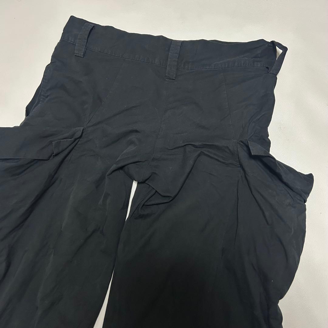 ヨウジヤマモト リミフゥ サルエルパンツ ワイド 変形 オーバーサイズ ドット柄