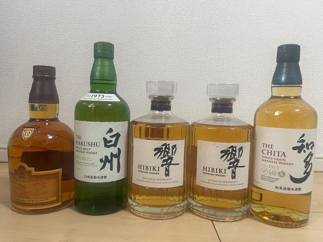 響　白州　知多　BELL12年