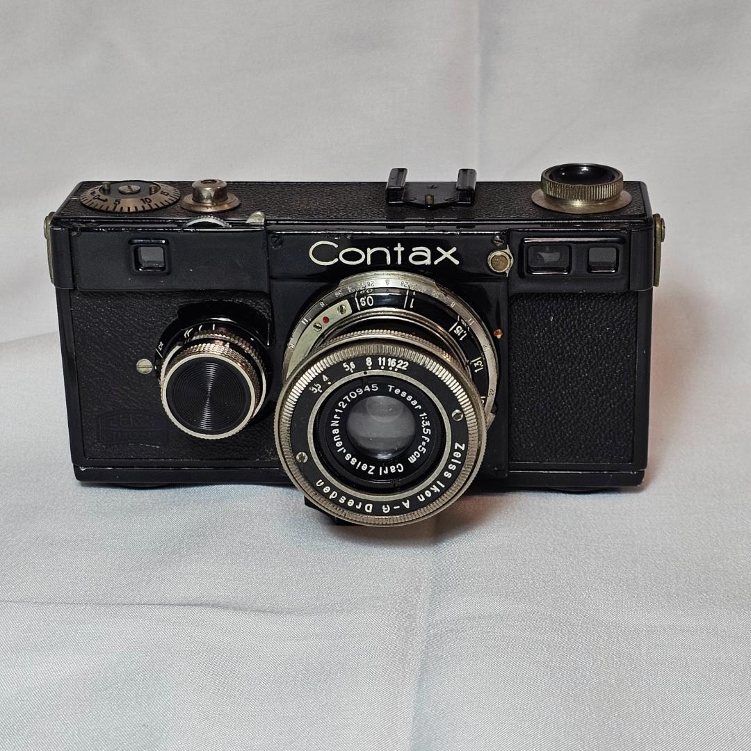 【超希少】コンタックス　カメラ　ブラックコンタックス Carl Zeissレンズ