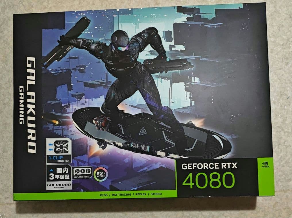 f*Y様 GALAKURO GeForce RTX 4080 16GB