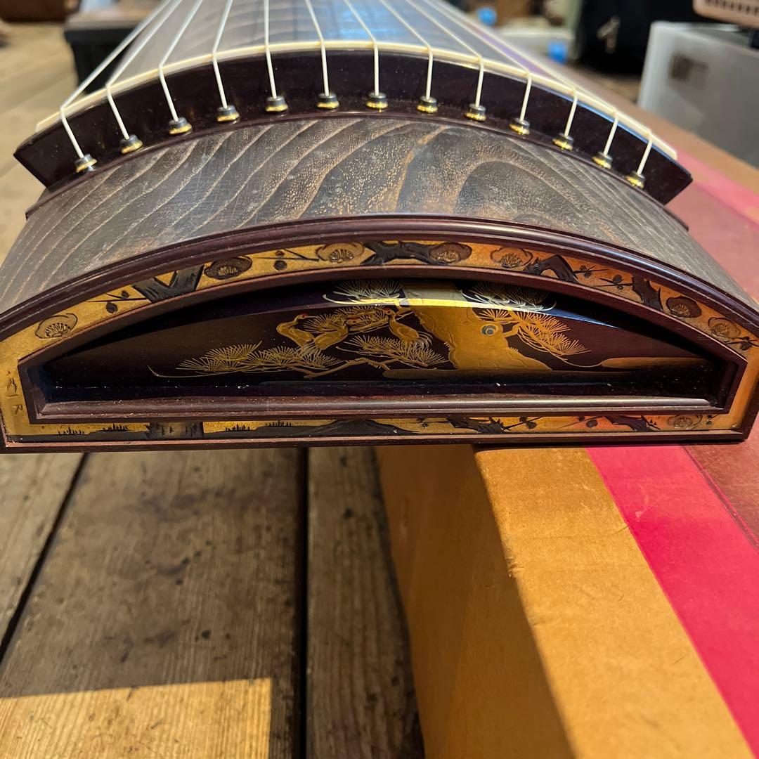 琴 お筝 筝 弦楽器 和楽器　13弦　小川謹製　184㎝　弦楽器 箱入り