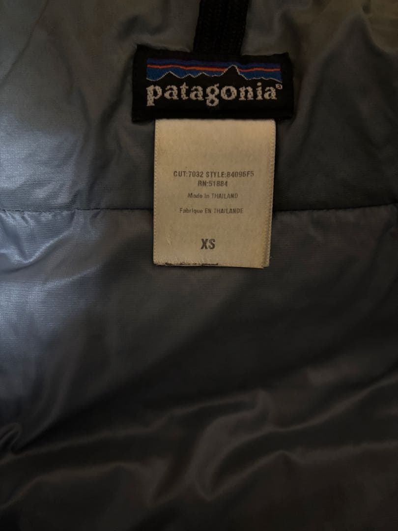 patagonia ダスパーカ　ダスパーカー　黒　ツギハギ　ブラック