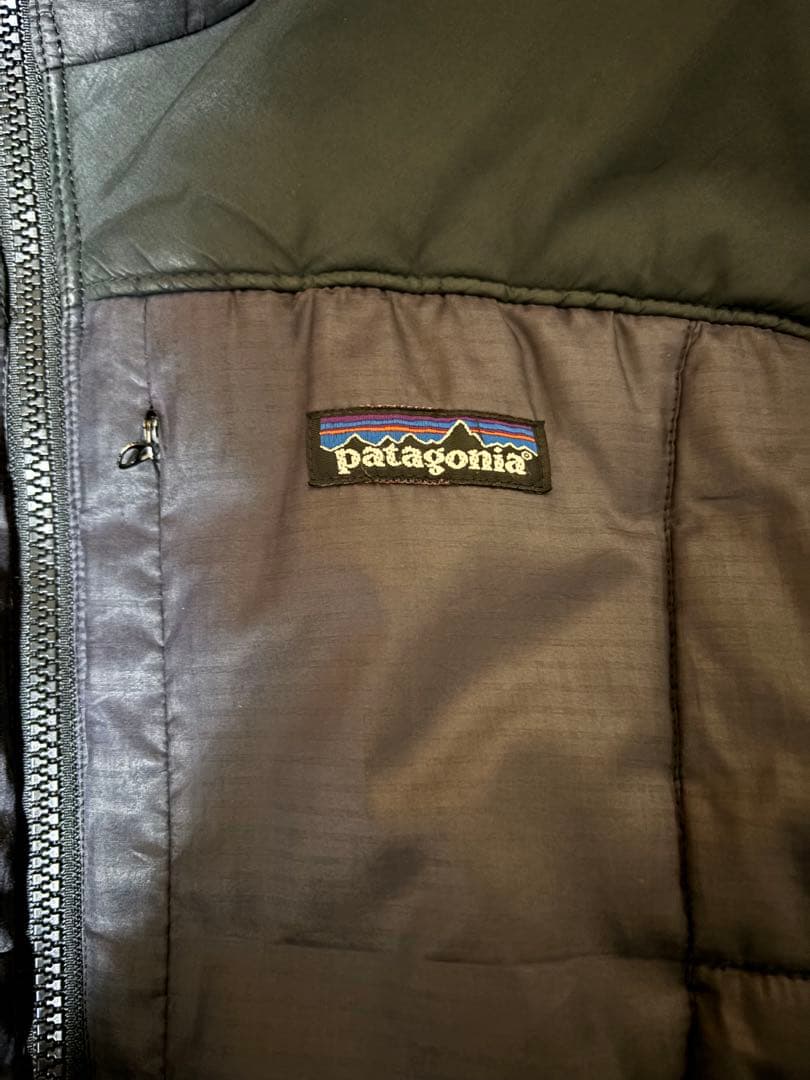 patagonia ダスパーカ　ダスパーカー　黒　ツギハギ　ブラック