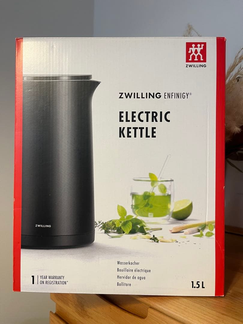 【新品】ZWILLING ENFINIGY 電気ケトル 1.5L