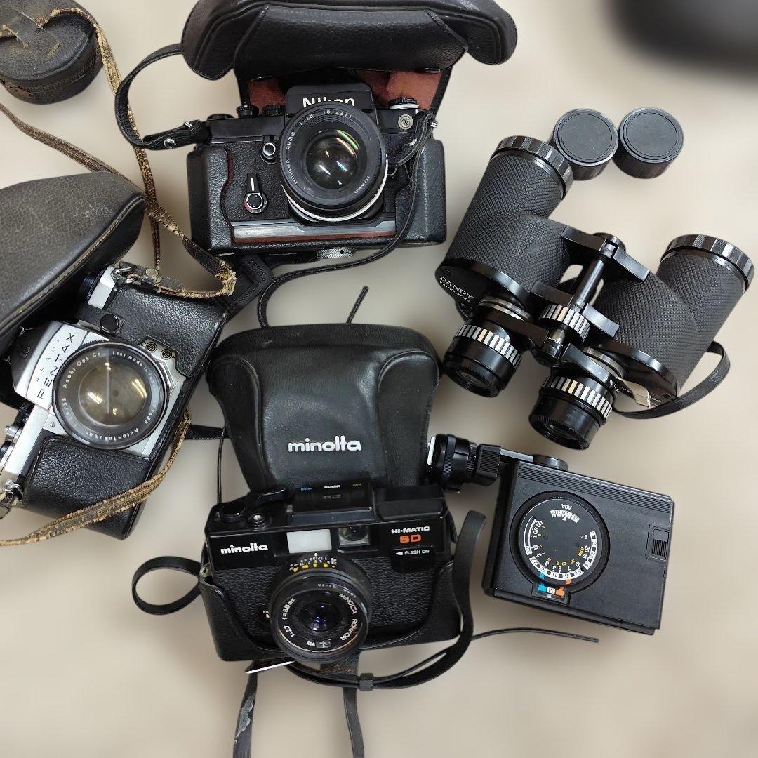 d*3様 レトロ　カメラ　双眼鏡　ストロボ　まとめ　ジャンク