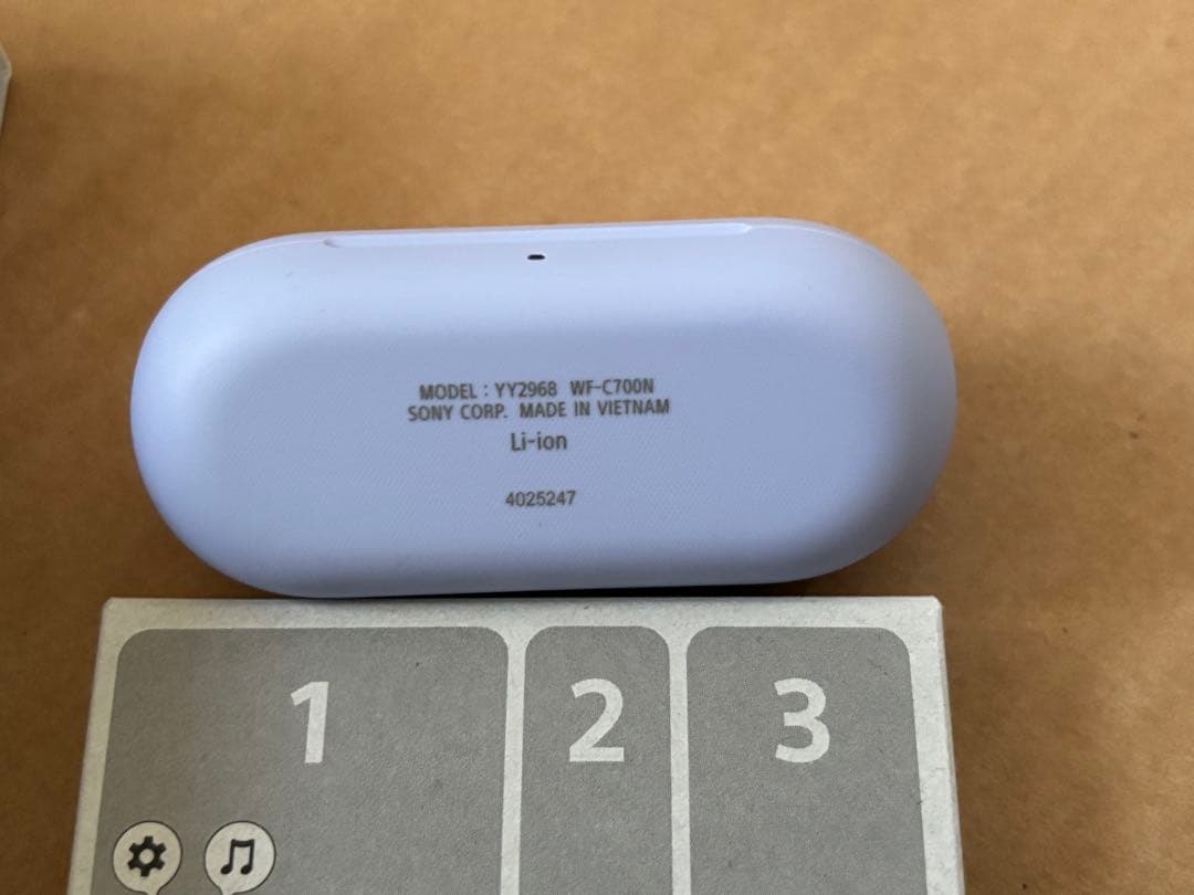 SONY WF-C700N ワイヤレスイヤホン 紫