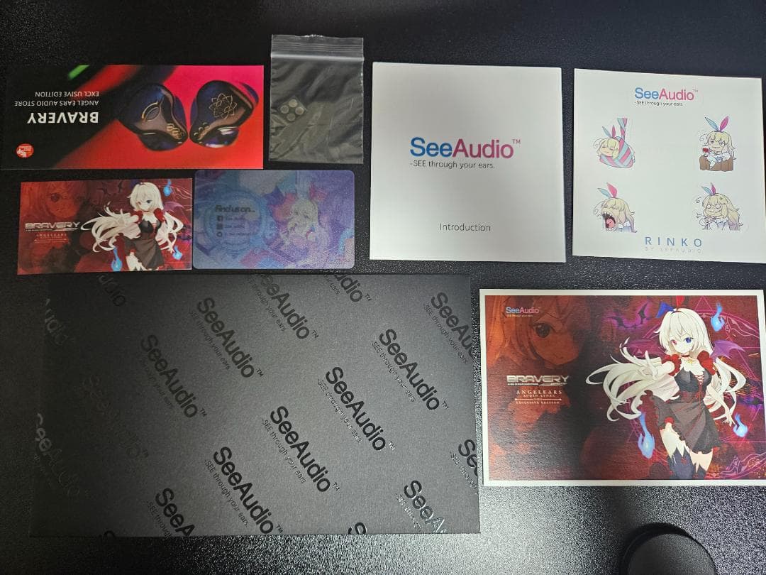 イヤホン SeeAudio Bravery AE Blue