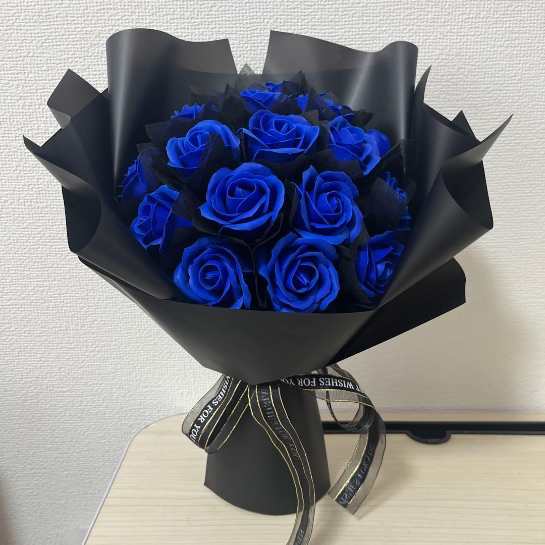 ３点フラワーギフト花束バラソープフラワーインテリア造花母の日敬老日誕生日結婚式