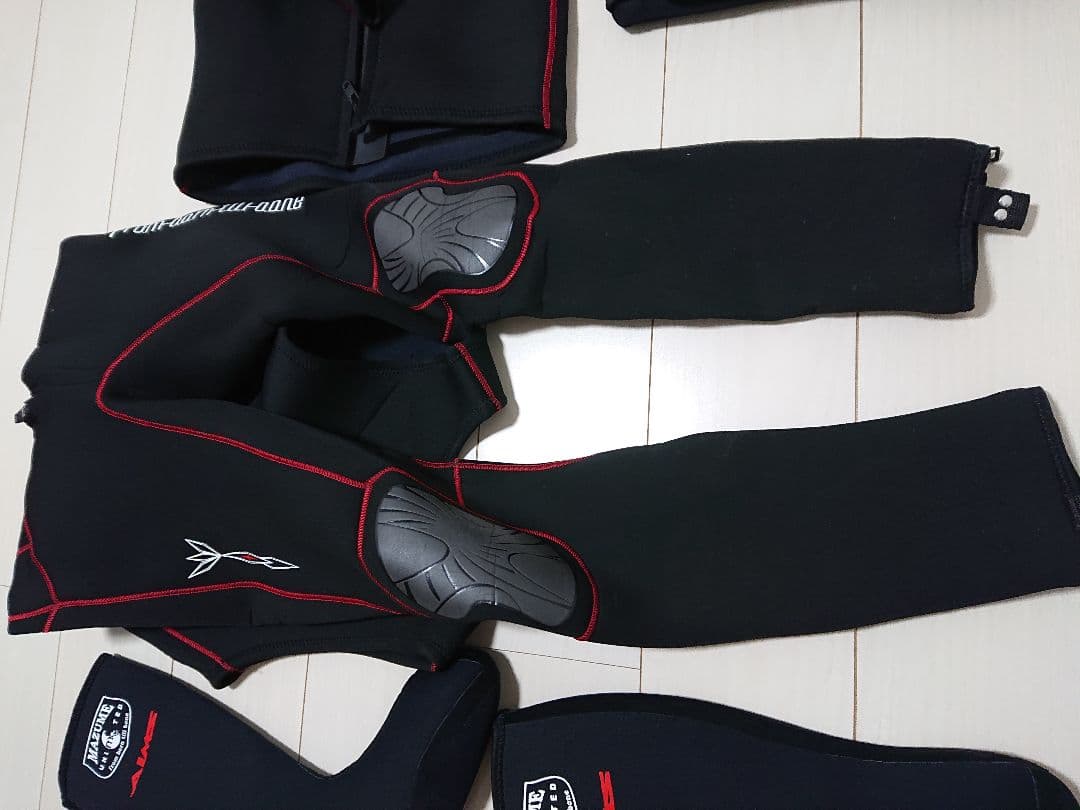 マズメ ウエットスーツ フローティングベスト 4点セット