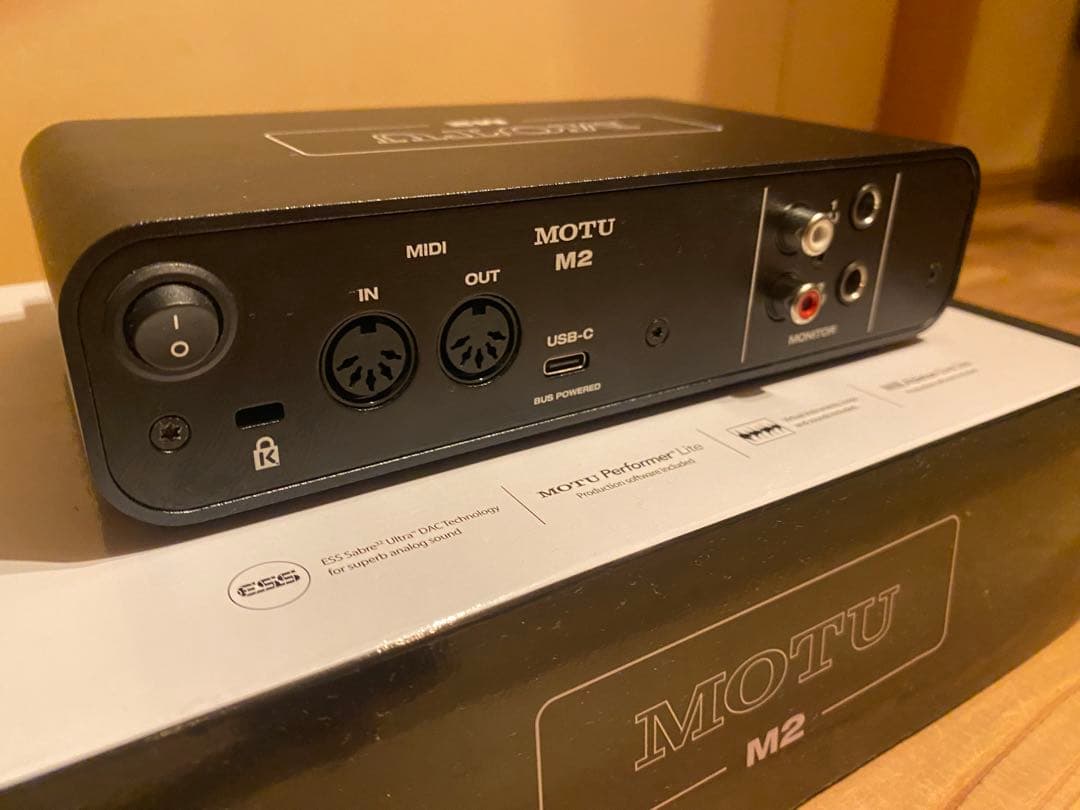MOTU M2 モツ オーディオインターフェイス