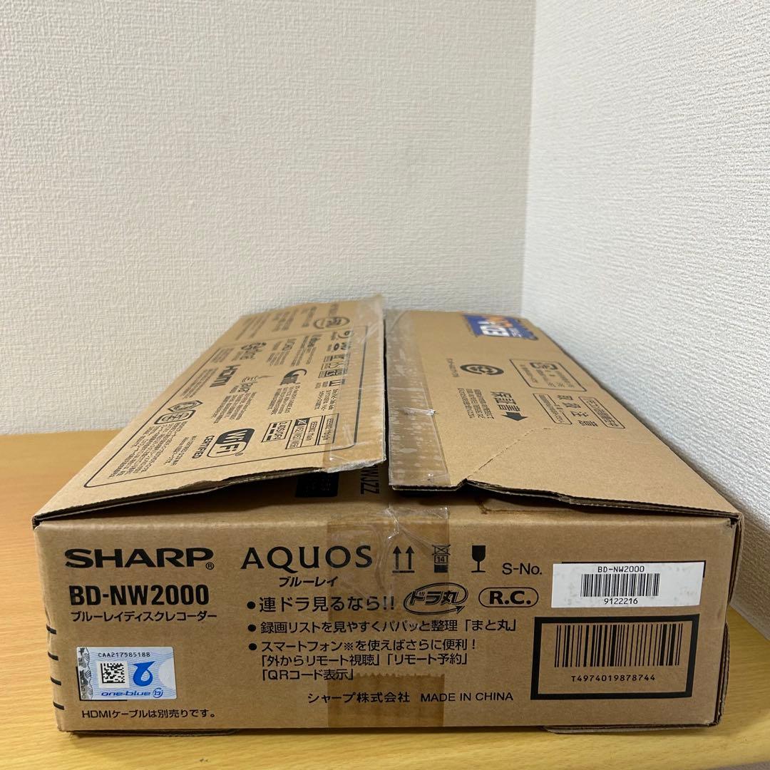 たけし 様シャープ ブルーレイディスクレコーダーBD-NW2000まと丸