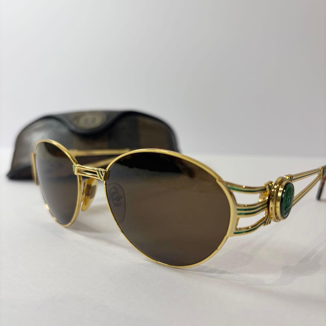 FENDI SL7073 オーバル型サングラス イタリア製 フルリム ケース付