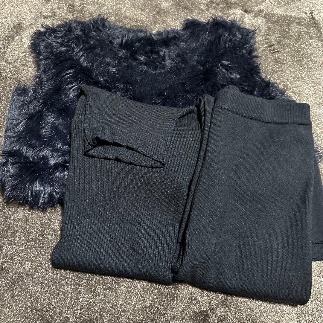 glamlips 3ピースknitセットアップ