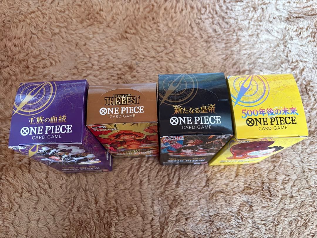 ワンピースカード BOX ボックス まとめ売り 引退品 thebest 未開封