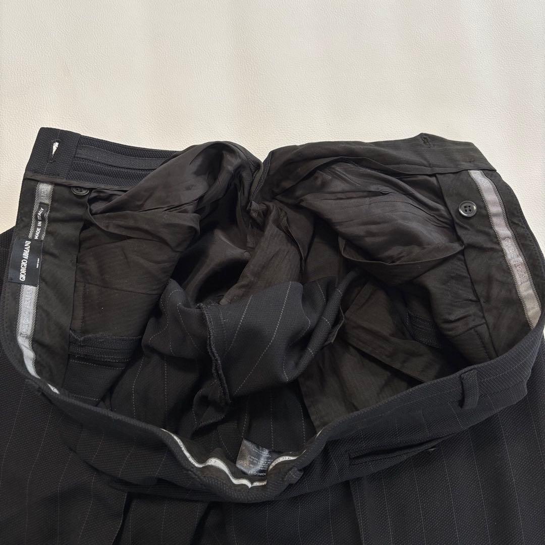 美品 ジョルジオアルマーニ BORGO21[シルク混 XL]スーツ セットアップ