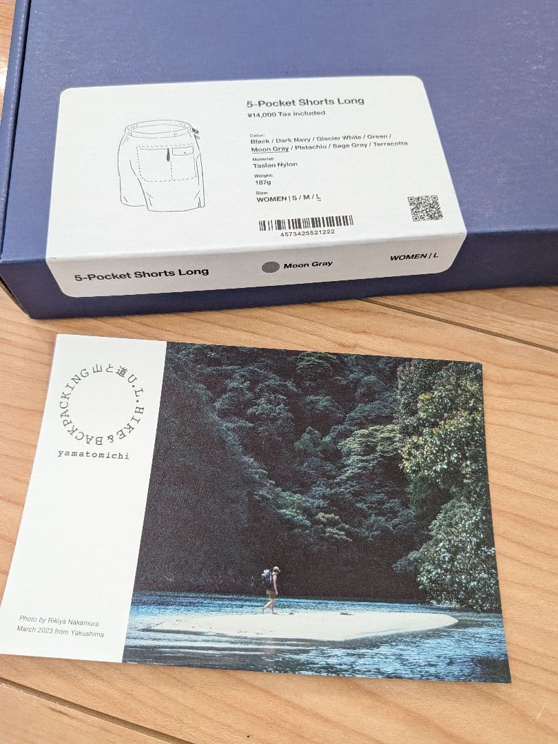 山と道 5-Pocket Shorts LONG woman Lサイズ