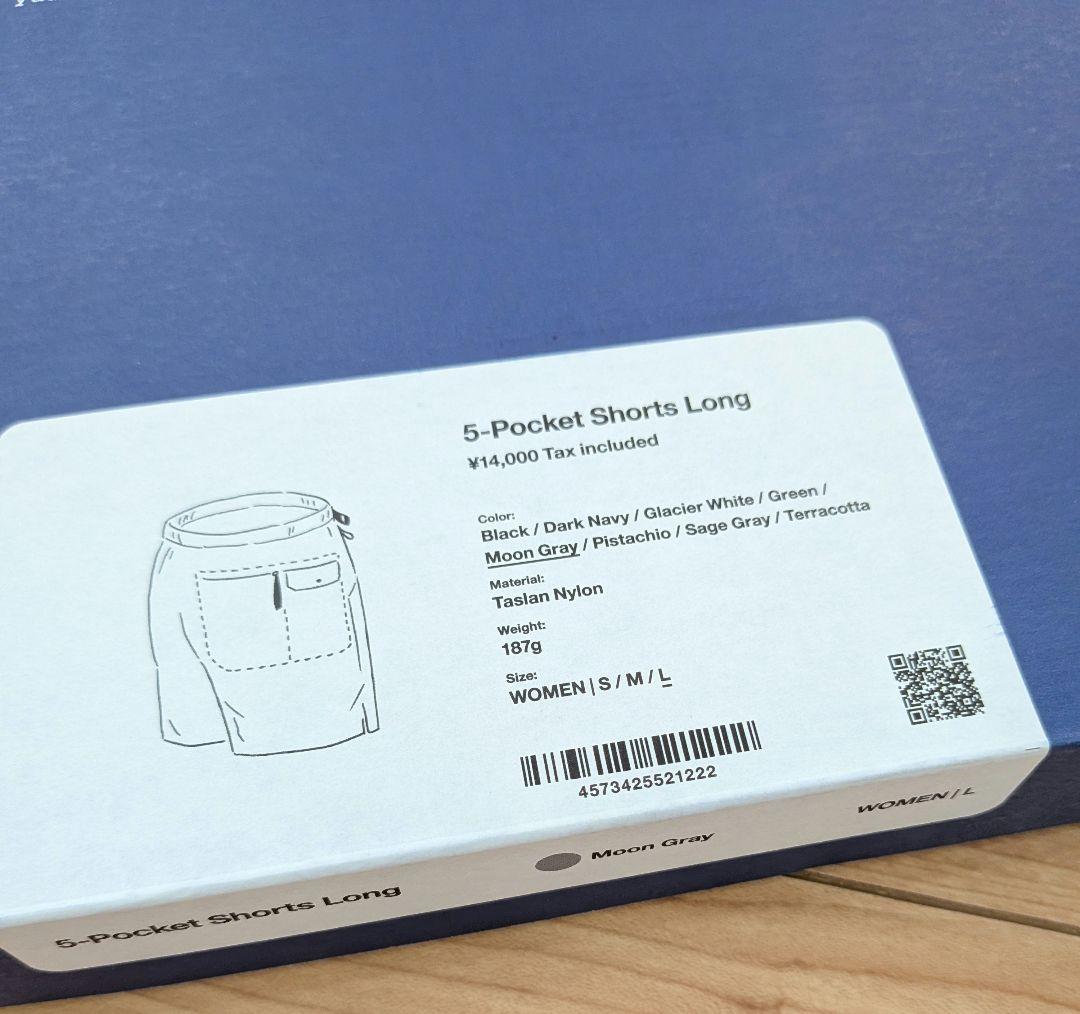 山と道 5-Pocket Shorts LONG woman Lサイズ