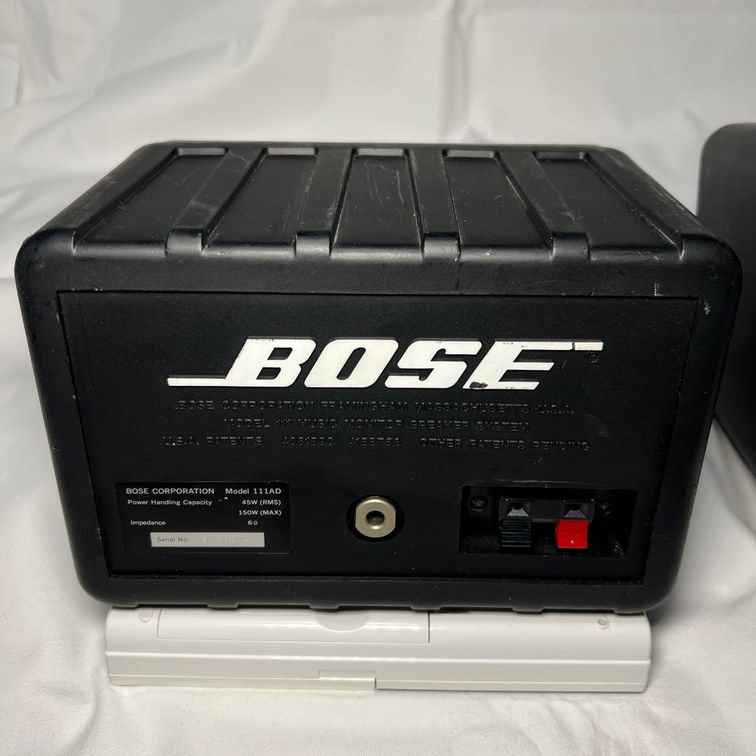 大人気品 BOSE ボーズ 111AD スピーカー ペア　高出力　シリアル連番②