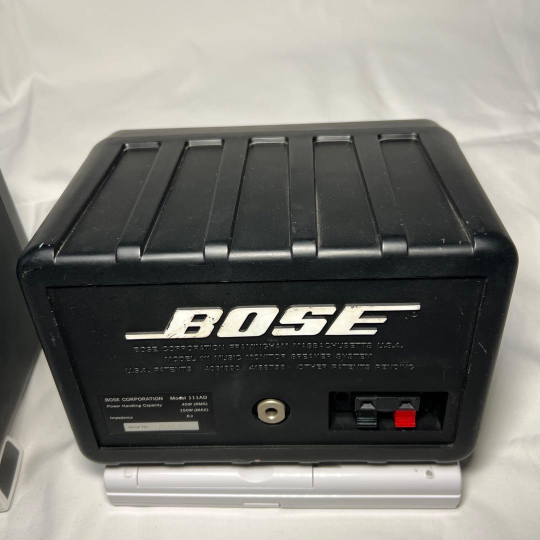 大人気品 BOSE ボーズ 111AD スピーカー ペア　高出力　シリアル連番②