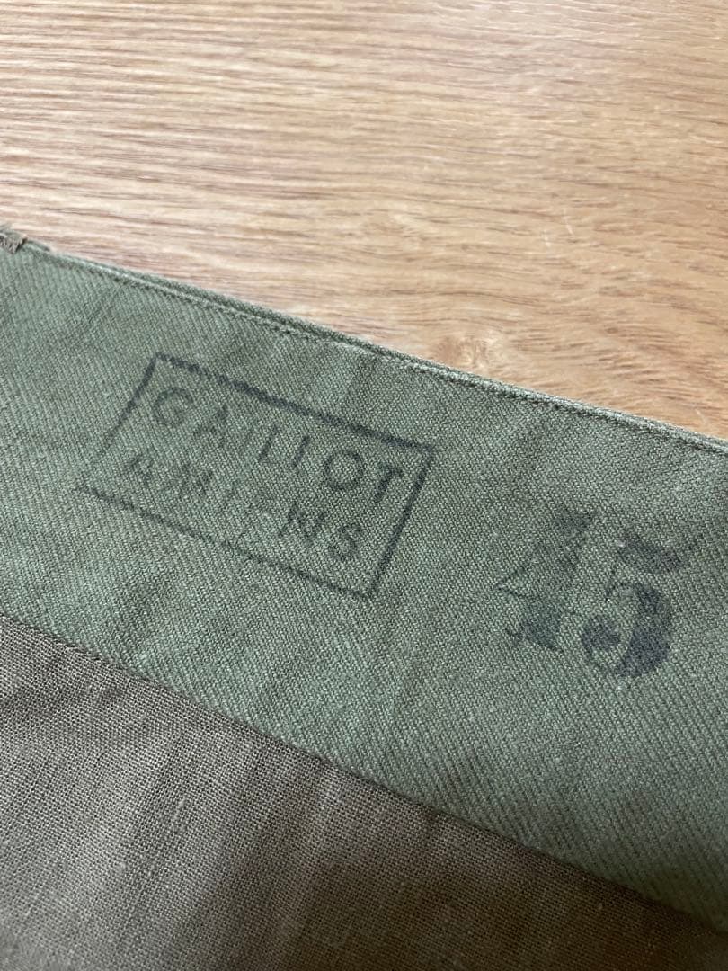 メ*1様 実物 フランス軍 M47 前期 45 ワンウォッシュ ユーロ ヴィンテ