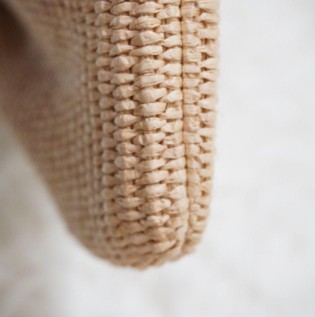 カテリーナベルティーニ　バンブーハンドル　かごバッグ　2way　イタリア製