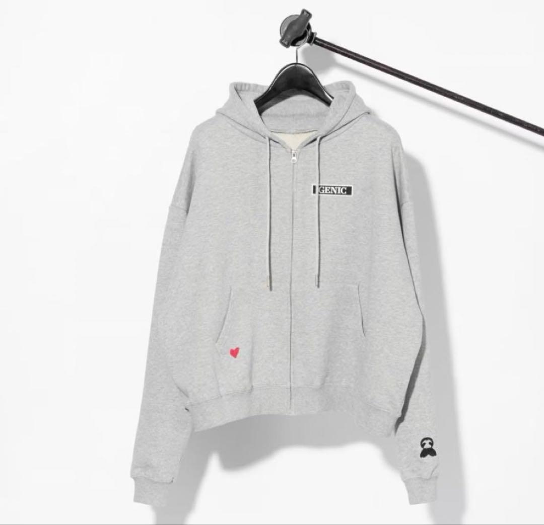 GENIC ジップアップパーカー　if Mサイズ