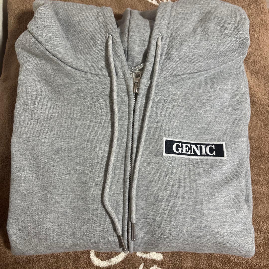 GENIC ジップアップパーカー　if Mサイズ