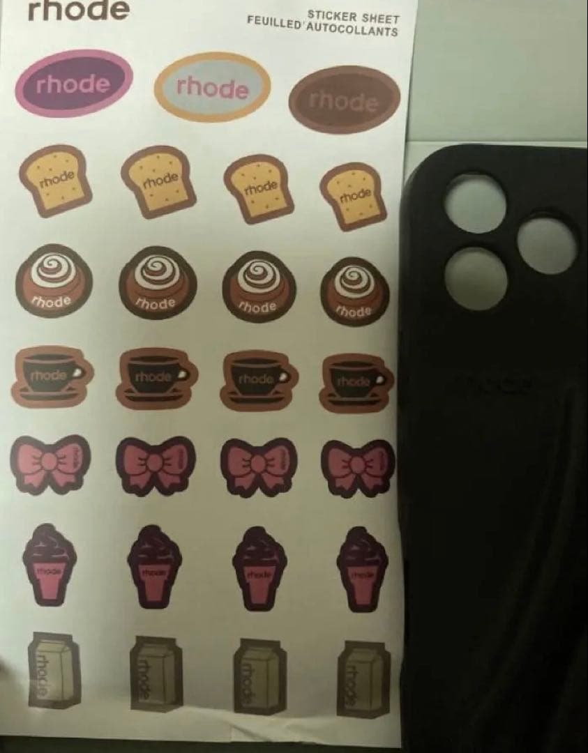 rhode lip case iPhone17promax新作BKおまけ付