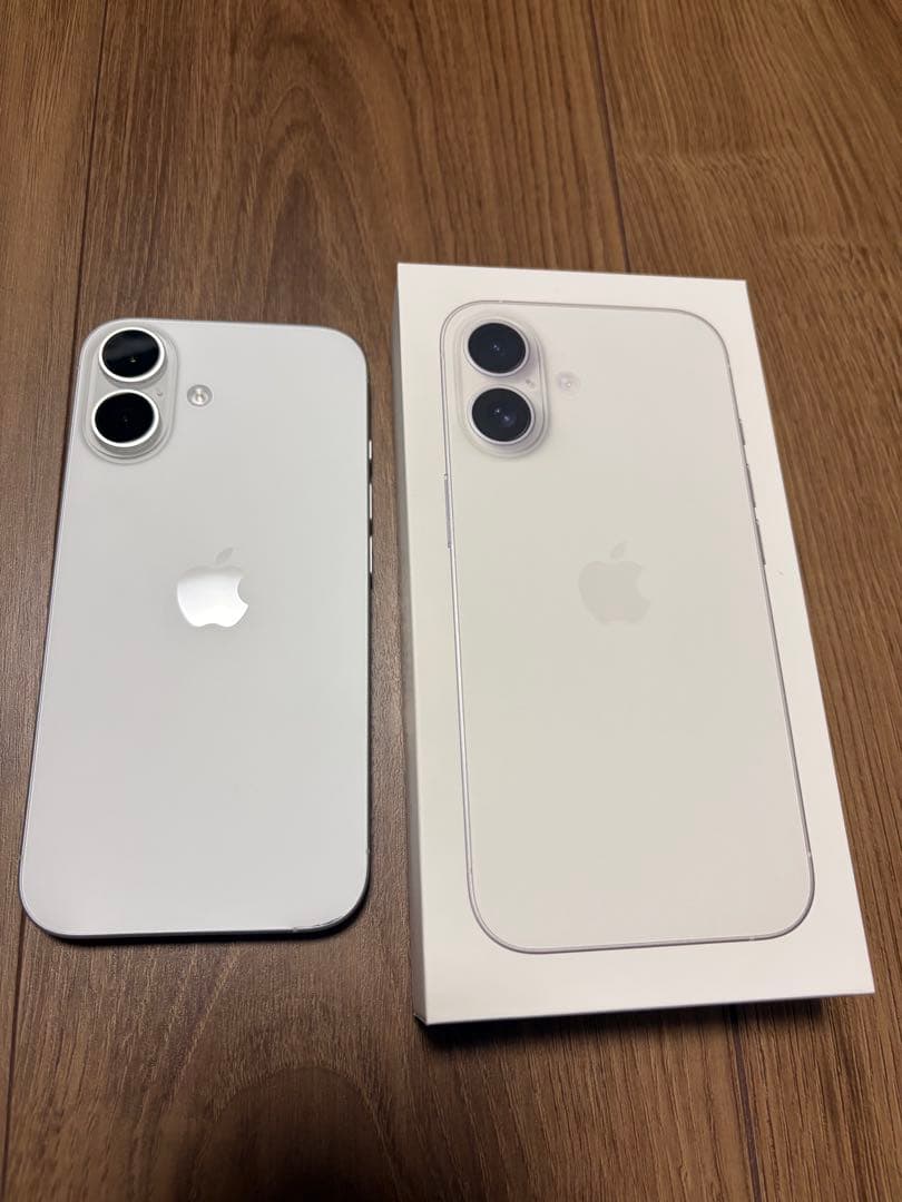 Apple iPhone 16 128g ホワイト 本体とケーブル付き