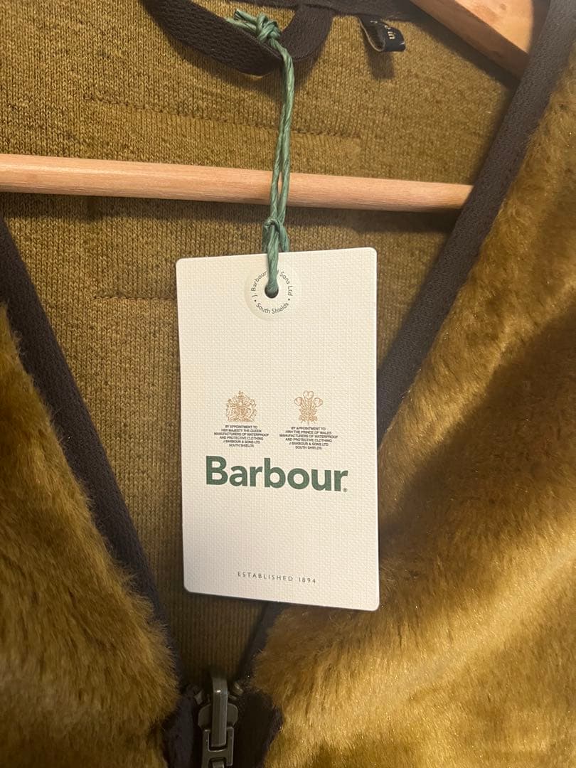 Barbour ベスト 38 ブラウン